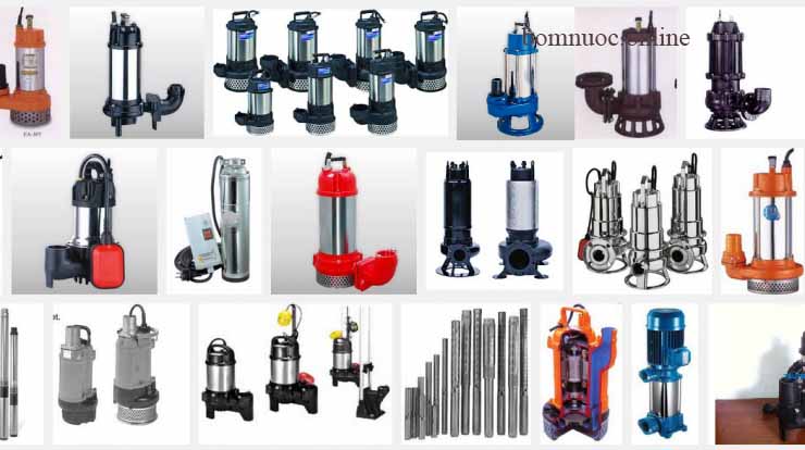 Máy bơm chìm 0.5hp 1hp 2hp 1.5hp 3hp 5hp 1pha 3pha